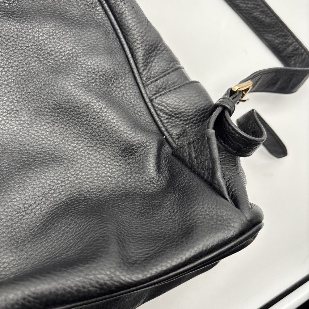 Michael Kors Abbey Black Pebbled Leather Medium Studded Backpack EUC - Picture 12 of 12